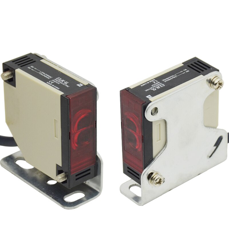 Interruptor fotoeléctrico de reflexión difusa infrarroja E3JK-5L NPN/PNP, NO NC, 0-500cm (rango ajustable 40-700cm)