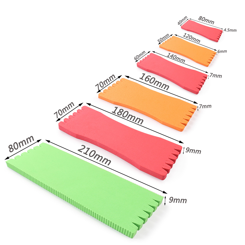 Tabla de bobinado de espuma EVA de 8cm-21cm, placa de sedal de Pesca, 10/5/3/2 Uds., almacenamiento de anzuelos, soporte para envoltura de alambre, herramienta de aparejos, accesorios de Pesca