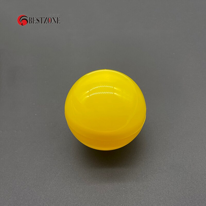 5/20/50/100 stück,  d60mm gemischte farben, überraschungsbälle aus kunststoff, spielzeugkapseln, leere eierschalen, die man in einer offenen box für verkaufsautomaten für kinder öffnen kann