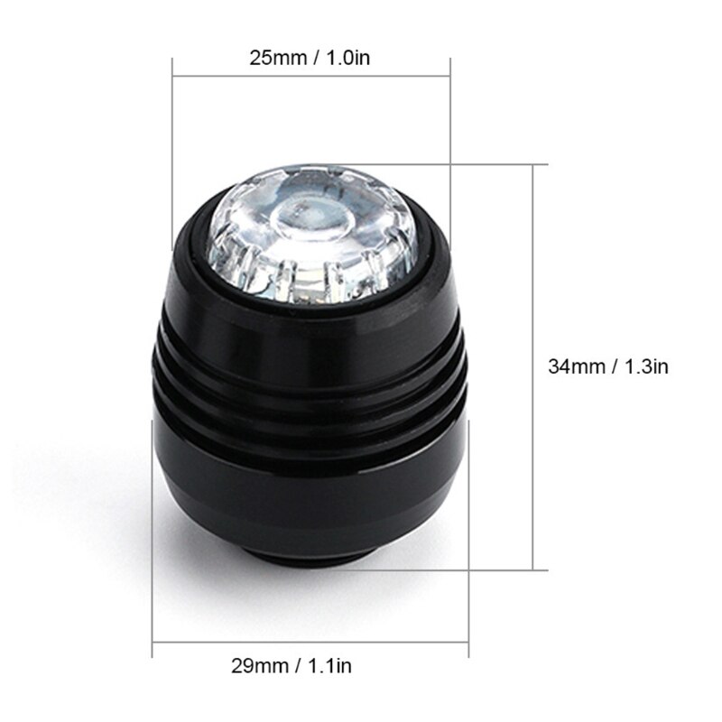 Luces LED de seguridad para monopatín, luces nocturnas de advertencia para 4 ruedas, Longboard, 4 Uds.