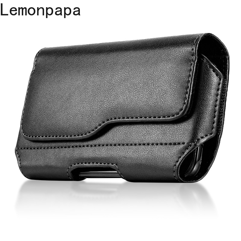 Universele Telefoon Tas Lederen Heuptas Riem Clip Holster Telefoon Pouch Voor Iphone Samsung Xiaomi Huawei Mens Mobiele Telefoon Case tas