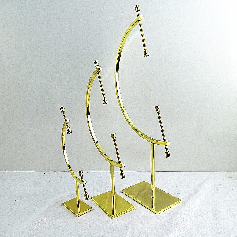 Globus Kristall Ball Stand Glas Ball Ständer Metall Gold Dekorative Ornamente Handwerk (L)
