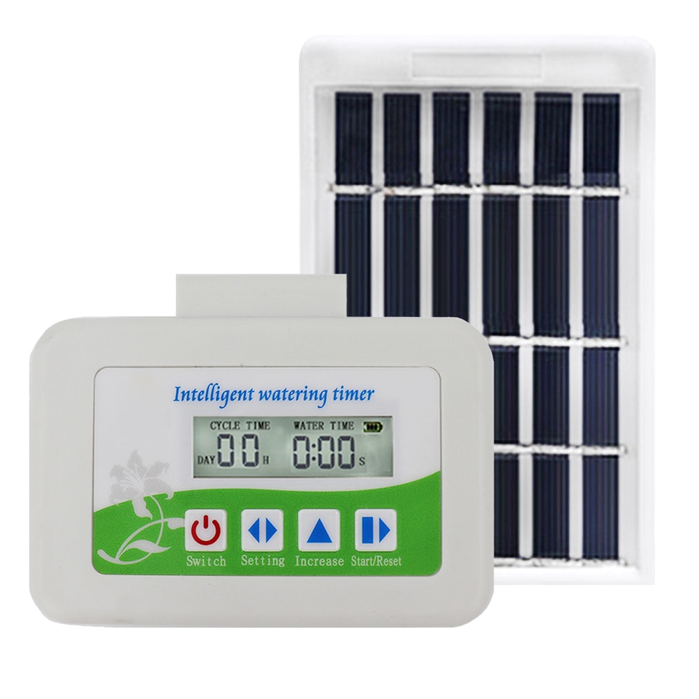 Solar Energy Charging Automatic Watering Device Garden Potted Plant Drip Irrigation Water Pump Intelligent Watering Timer System