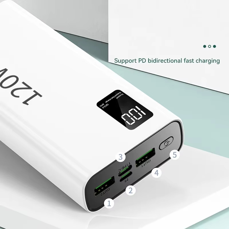 Xiaomi 30000 mah original mobil 50000 mah powerbank 120w toveis hurtigladende eksternt batteri kompatibel med android ios