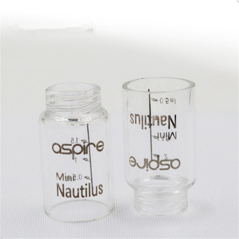 2 Stks/partij Aspire Nautilus Mini 2Ml 5Ml Tank Pyrex Glazen Buis Fat Boy Bolle Clear Vervanging Lamp Buizen