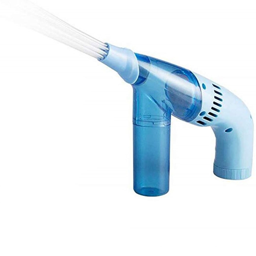 Aspirateur à poussière Portable et sans fil pour voiture nettoyage efficace aspirateur à main gris bleu: Bleu