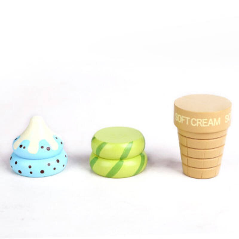 12cm Play House Toys Simulation Magnetic Chocolate Ice Cream Strawberry Cold Drink Toys For Chilfren