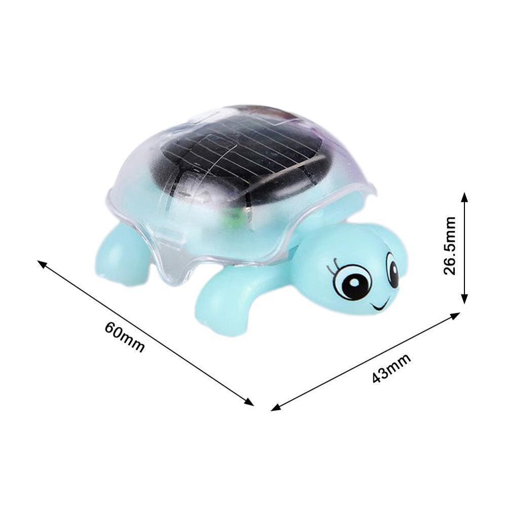 Novelty Fun Dier Speelgoed Solar Mini Creeper Schildpad Kinderen Vroege Onderwijs Speelgoed Voor Kinderen Solar Schildpad