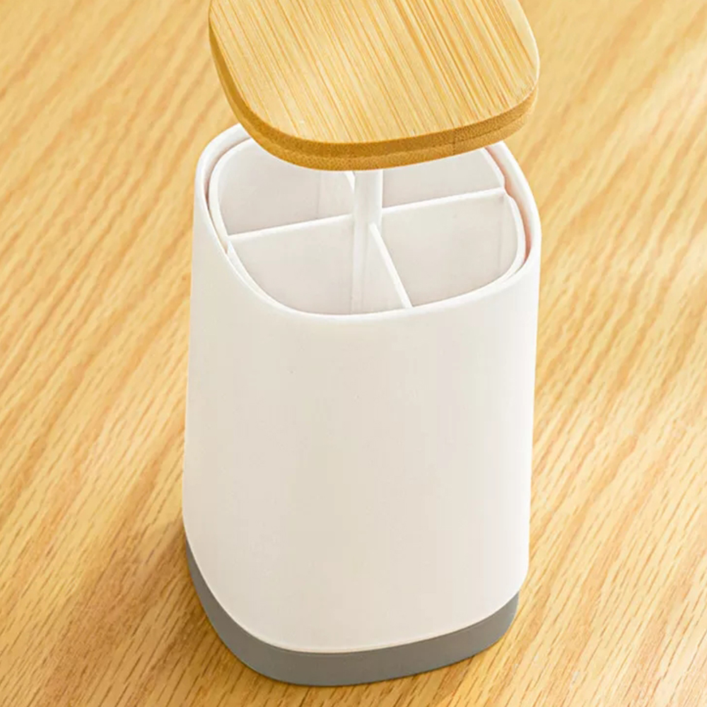 Automatic Pop-Up Press Wooden Toothpick Box Toothpick Storage Organizer Box for Home Kitchen Toothpick Holder Dispenser MAZI888