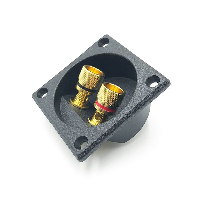 2 Way Speaker Box Terminal Binding Post Cup DIY Home Car Stereo Screw Cup Connectors Subwoofer Plugs