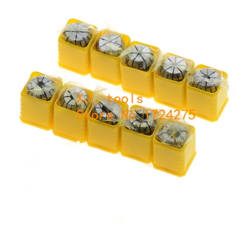 10Pcs ER8 Collet Tool Precision Spring Collet Set from 1mm to 5mm CNC Collet Chuck For Milling Lathe Tools and Spindle