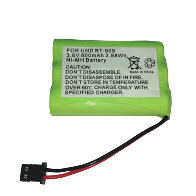3.6V 800mAh Ni-MH Rechargeable Cordless Phone Battery for uniden BT-909 BT909 3 * AAA nimh 3.6V batteries Pack 1pcs to 10pcs