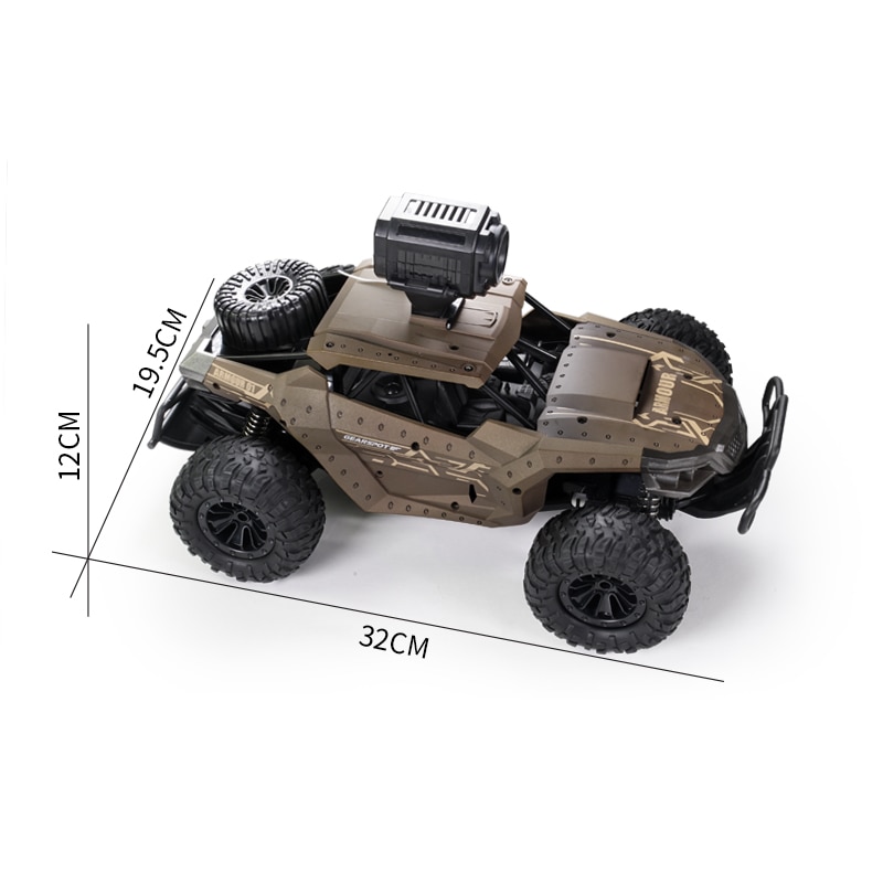 1:12 elettrico 2.4G RC Rock Crawler Auto Giocattolo di Controllo A Distanza di 25km/h Su La Radio con Telecamera Controllata drive Off-Road Giocattoli