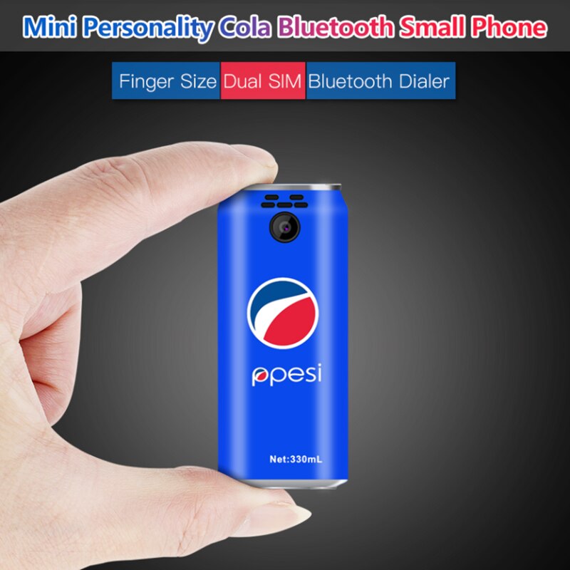 Super Mini K8 bouton poussoir téléphone portable double Sim Bluetooth caméra numéroteur 1.0 "mains téléphone MP3 plus petit chine pas cher téléphone portable