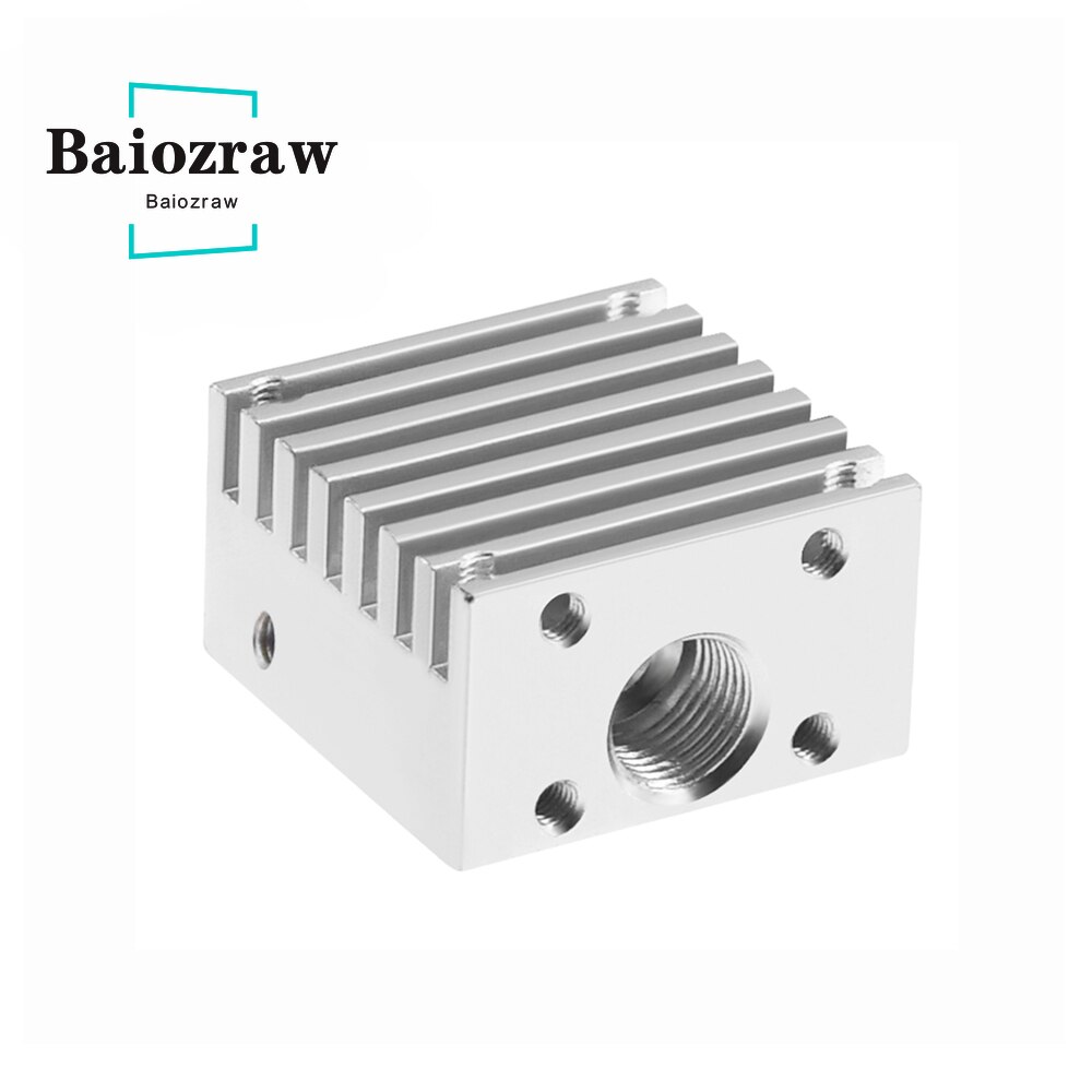 Radiador de aleación de aluminio de alta distancia para impresora 3D, piezas de impresora 3D de extrusión de un solo/doble cabezal, 1,75mm, extremo