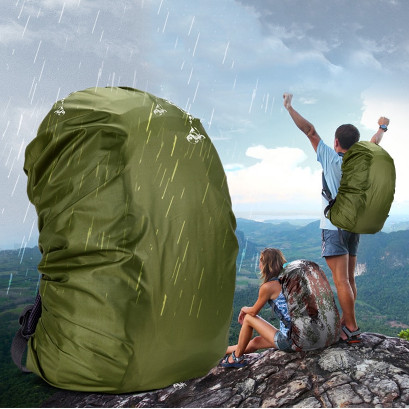 35L Verstelbare Waterdichte Rugzak Regenhoes Draagbare Ultralight Bag Case Regenhoes Beschermen Voor Outdoor Camping Wandelen