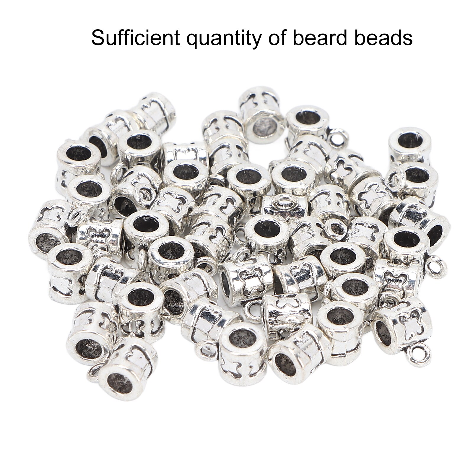 Perline intrecciate per capelli perline barba retrò per trecce