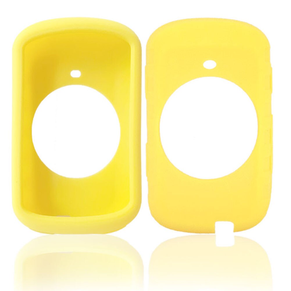 Protector de pantalla de silicona blanda para Garmin Edge 530, funda elástica de reemplazo para ordenador de bicicleta: YELLOW
