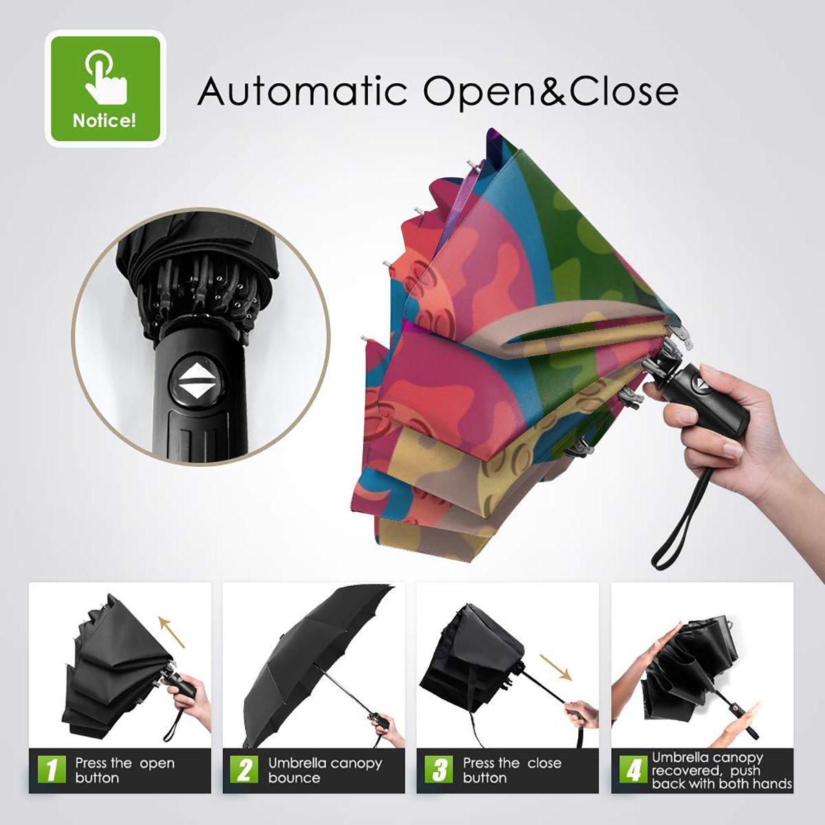 Résistant au vent pliant automatique parapluie femmes Auto poulpe tentacules coloré coupe-vent parapluies pluie pour hommes Parasol