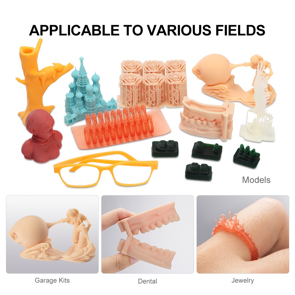 ANYCUBIC 405nm UV Harz Für Photon 3D Drucker Photon-S Druck Material LCD UV Empfindliche Normalen 500 ml/1L Flüssigkeit Flasche