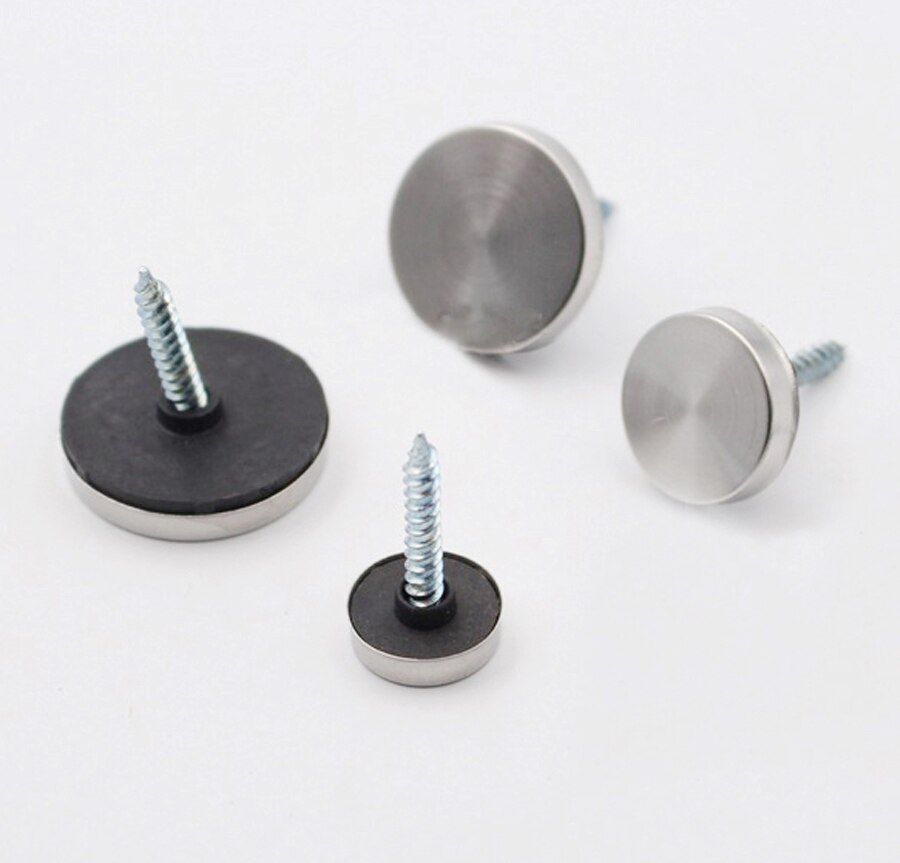 16 mm Dia Edelstahl Kappe Abdeckung Dekorative Spiegel Schrauben, 100 stücke