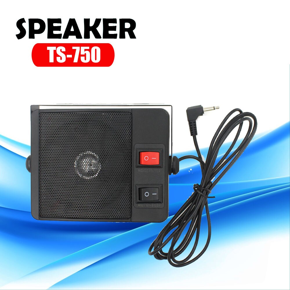 3.5mm Diamond Heavy Duty TS-750 External Speaker for walkie talkie QYT TYT CB two way Radio Car mobile radio