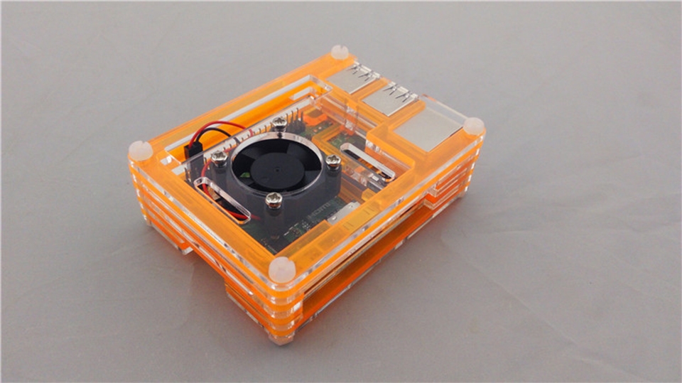 Carcasa Raspberry pi 3 Plus generación carcasa Raspberry pi 3B + 9 capas de acrílico