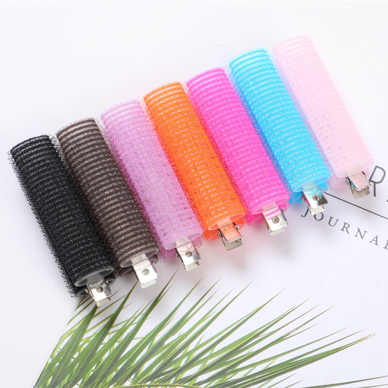 Soft Rubber Hair Roll Bangs Curling Tube Fluffy Curlers Sleeping No Heat Hair Clip Hair Pins Curlin Magic Hair Care Rollers