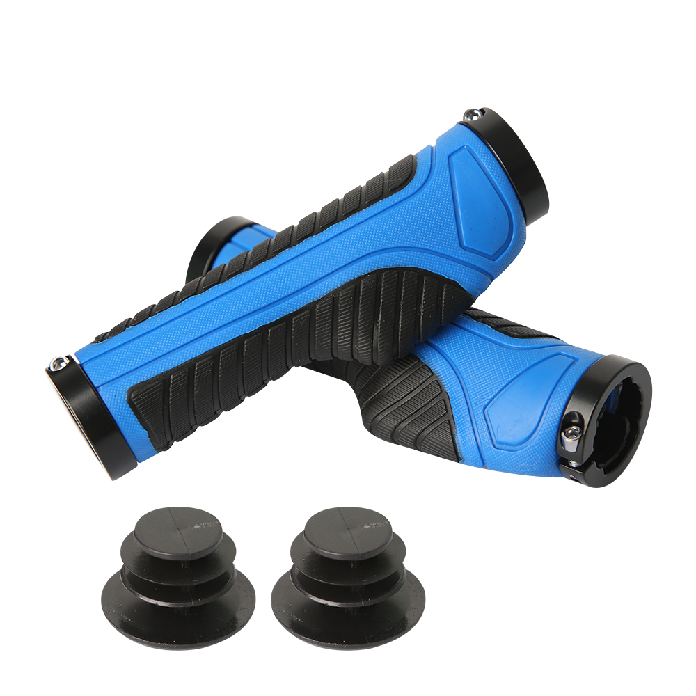 1 Paar Fiets Grips Mountainbike Handvatten Mtb Grip Tpr Rubber Shockproof Anti-Slip Fiets Stuur Grip Fiets Deel accessoires: Paars