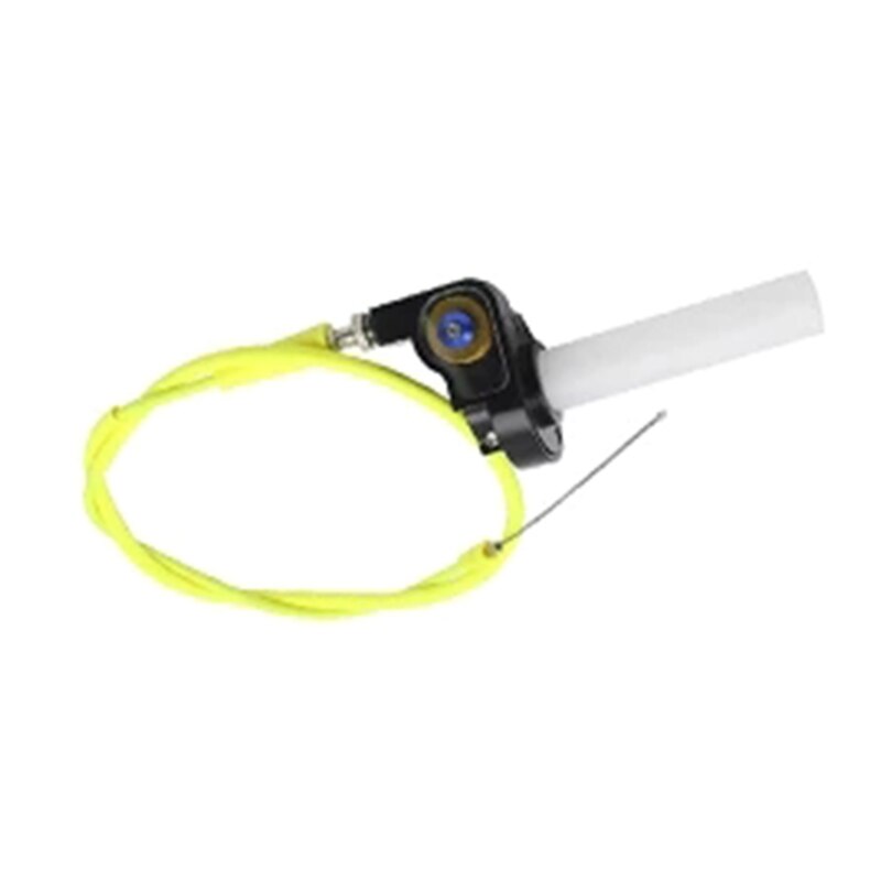 22mm Aluminum Acerbs Throttle Grip Quick Twister + Throttle Cable CRF50 70 110 IRBIS 125 250 Dirt Bike Motorcycle: Yellow