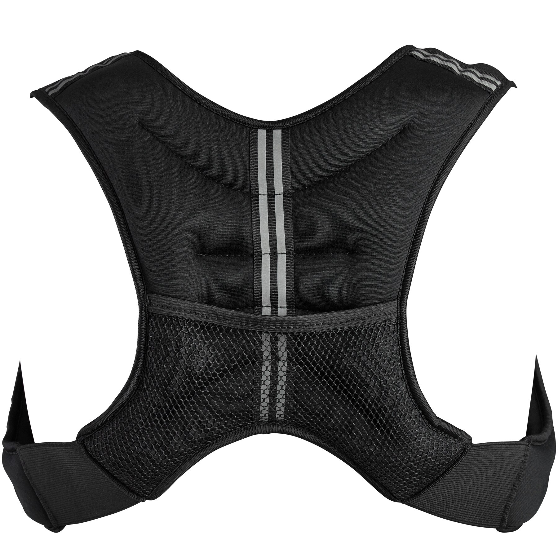 Tectake Sport Praktijk Gewicht Vest Met Reflecterende Bands 5Kg-Verstelbare Ballast Vest, Universal Training Vest, spier Vest, Oefening Belasting Vest,