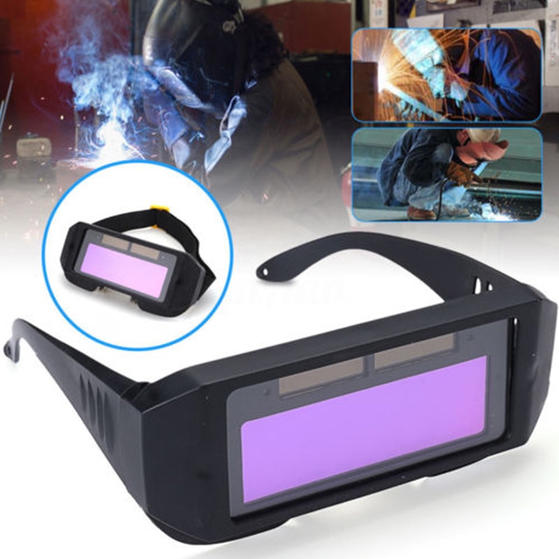 din 11 automatisk mørklegging sveisehjelm solhjelm linse sveiselinse briller verktøysett automatisk lysskifte antirefleks holdbar