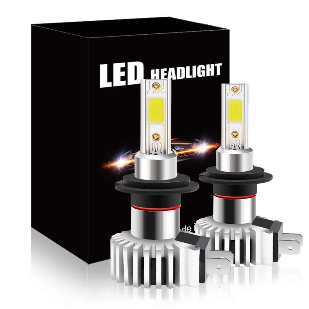 2 stücke 6000K 8000K H7 H1 H4 9006 9005 H8 H11 H3 hir2 LED 100W Automobil 20000LM 12V Kolben Lampen 2 seiten Dioden Ersetzen Teile Lampe