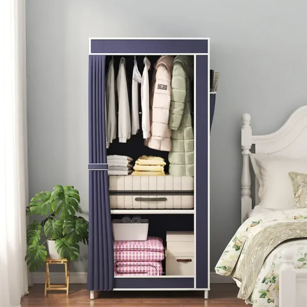 Armario de montaje Simple, armarios de tela de alta capacidad, gabinetes de almacenamiento modernos para el hogar, muebles de dormitorio