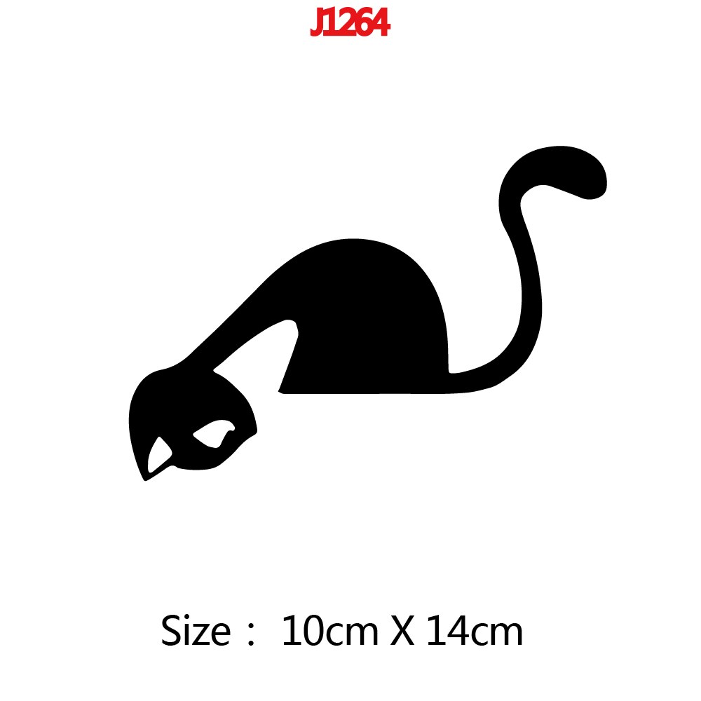 Diy kat aftagelig kunst vinyl wallstickers stue soveværelse vægmaleri: Stil 4