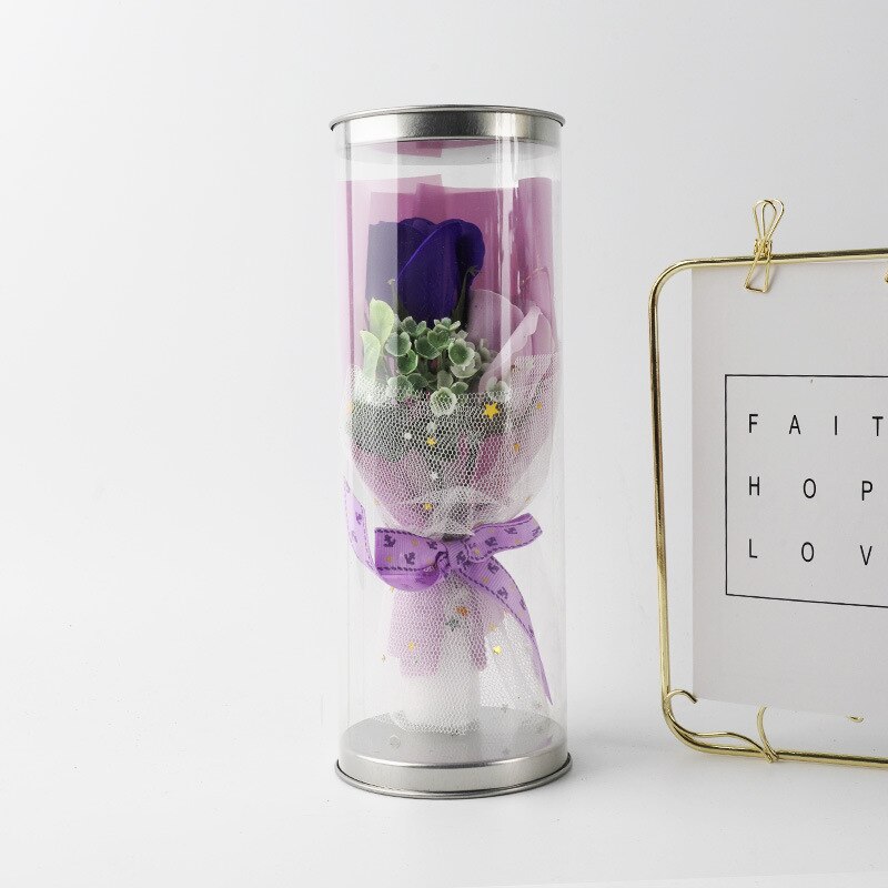 Sztuczne kwiaty pachnące Róża goździk bukiet pudełko ciało mydło w kształcie kwiatka wesele walentynki dzień nauczyciela prezent: prulpe