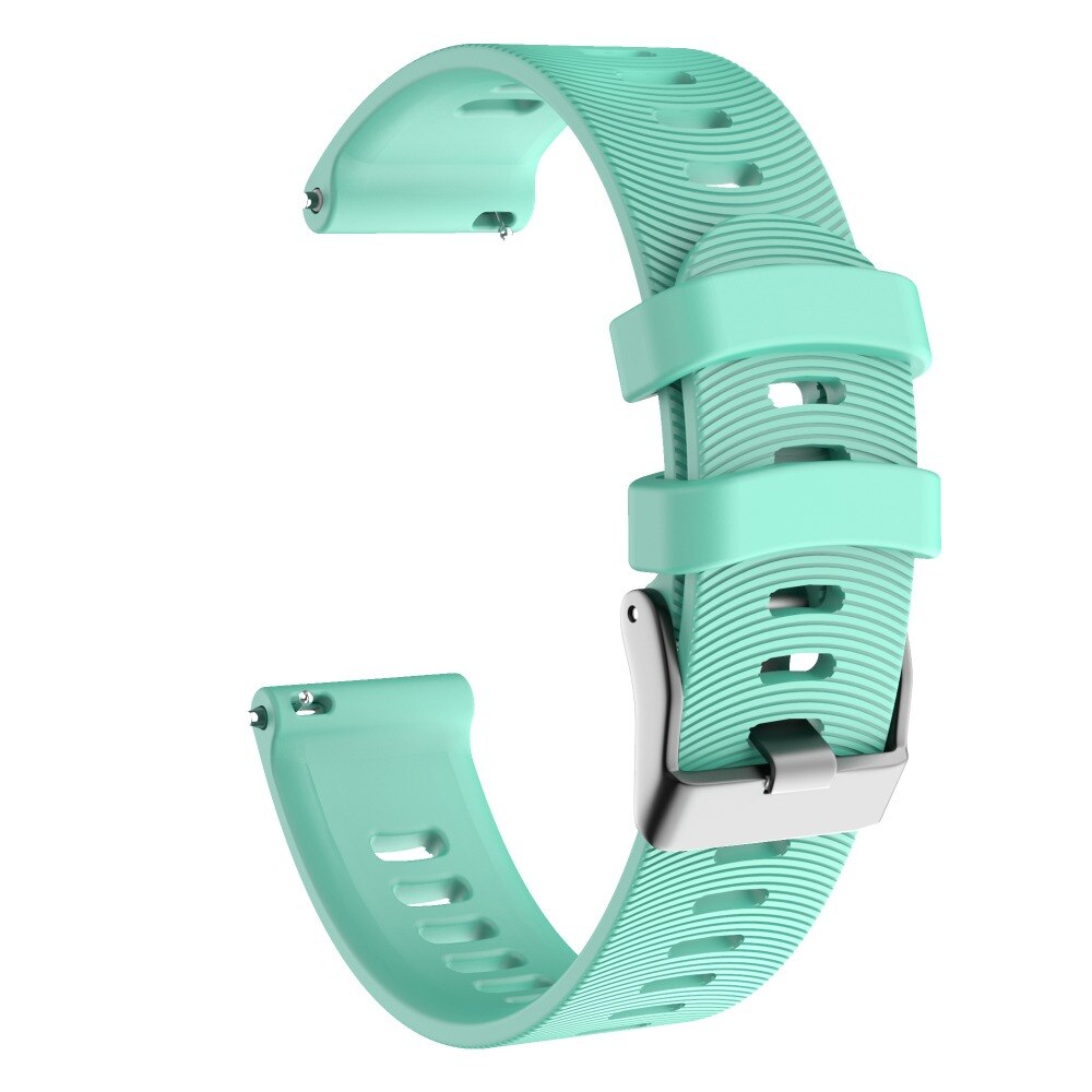 Watchband for watch strap garmin vivoactive 3 for Garmin Forerunner 245 245M 645 Music Soft silicone Smart watch Accessories: Mint Green / For Forerunner 245