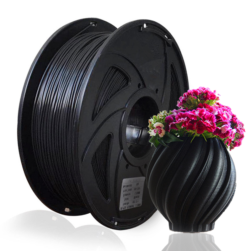 Easythreed 1.75Mm Pla Filament 3D Afdrukken Materiaal 3D Printer Zwarte Kleur Vullingen Modellering Stereoscopische Geen Vervuiling