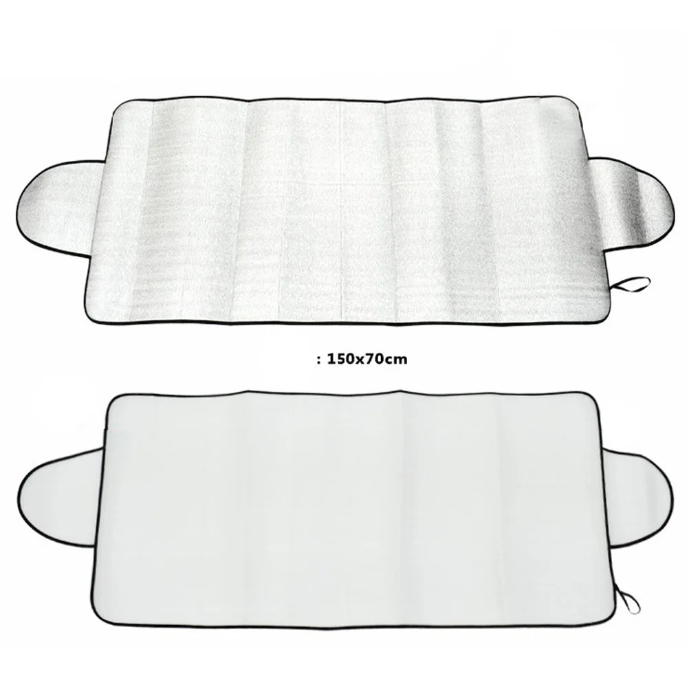 Cubierta para parabrisas de coche, cubierta para invierno, sol, nieve, hielo, impermeable, a prueba de polvo, antipérdida, antiniebla, protección UV, cubierta para automóvil