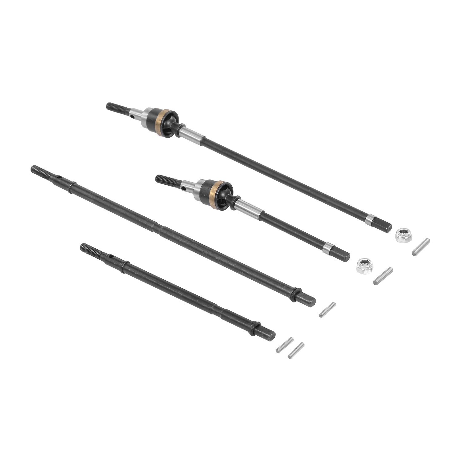 Eje impulsor delantero con junta de accionamiento Universal y conjunto de eje impulsor trasero para coche RC Axial Wraith RR10 90018 90020 90045 90048