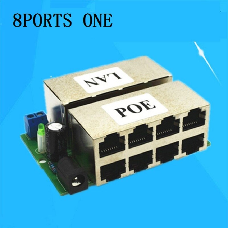 4 Channel Over Ethernet PoE Injector Module CCTV Surveillance IP Security
