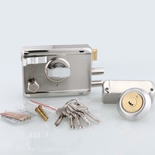 1 set! Professionele exterieur deur lock Beveiliging Anti-diefstal Slot Meerdere Verzekering Hout Gate Lock Voor Meubels Hardware