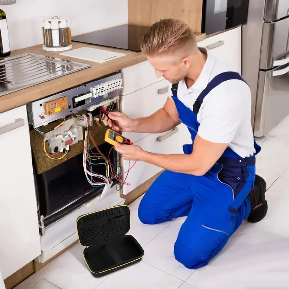 （CASE ONLY)Hard Carrying Case for Fluke 87-V/ 87V Max/ 88V/ 15B+/ 17B+ and More Digital Multimeter, Protective Travel Storage