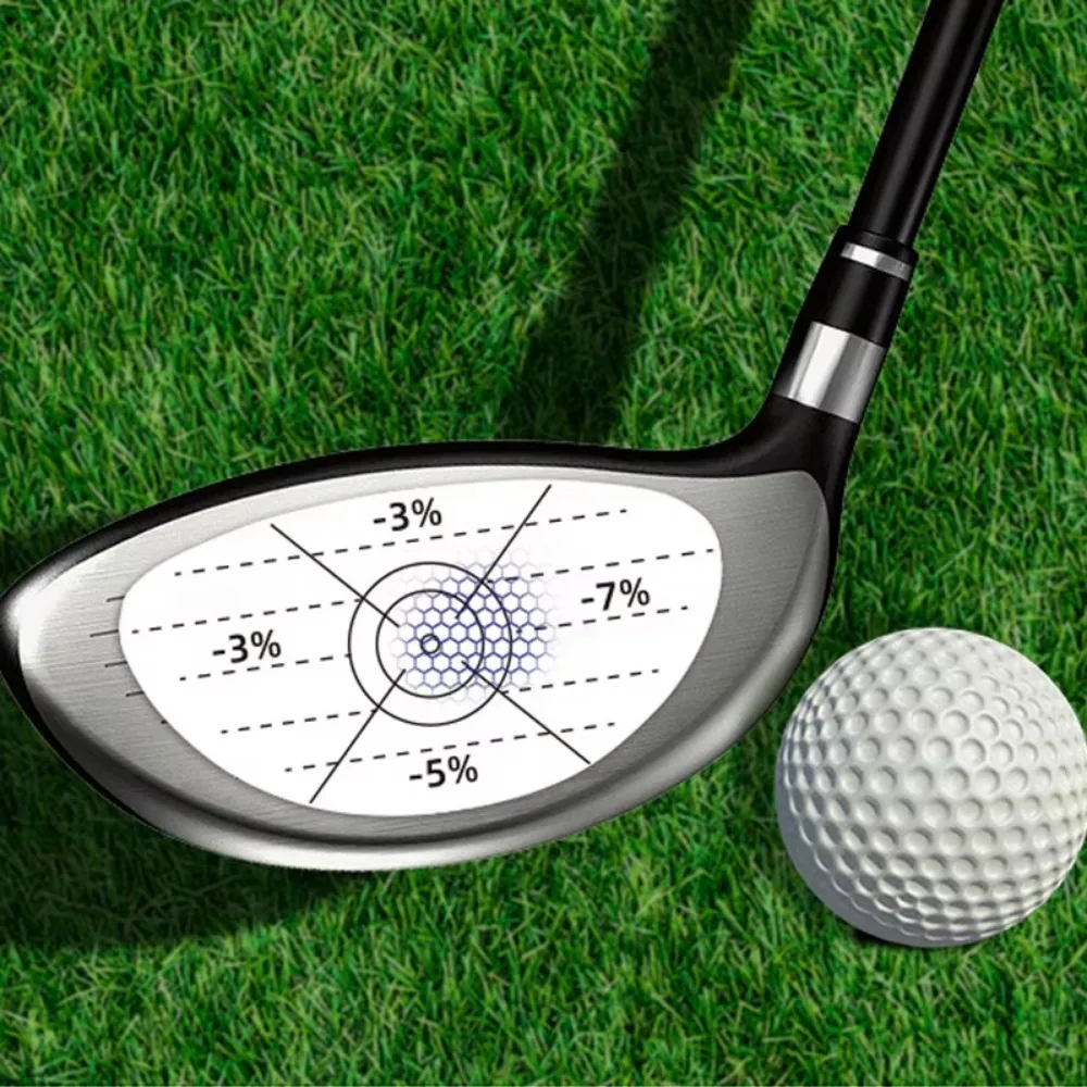 Étiquettes autocollantes de bande d'impact pour Club de Golf, 10 feuilles, pour conducteur, fers à bois, Putter, enregistreur de frappe, aides à l'entraînement pour la pratique du Swing