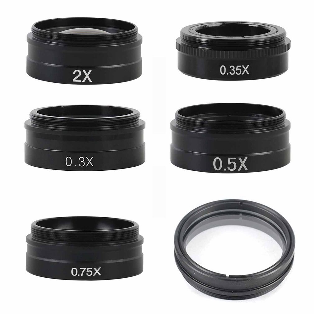 Auxiliary Objective Lens Durable Glass Plastic Suitable For 10A Monocular Video Microscope Objective Lens