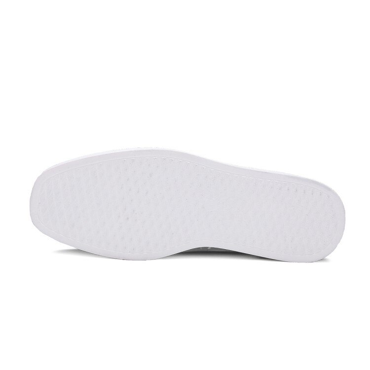 Zapatos de talla grande con punta cuadrada para mujer, zapatillas de deporte informales para mujer, zapatos planos de plataforma, Creepers, novedad de