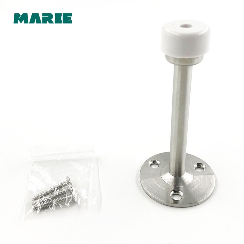 DS007 Stainless steel#304 + Rubber Door Stopper Wall mounted Built in door Doorstop Door Stop