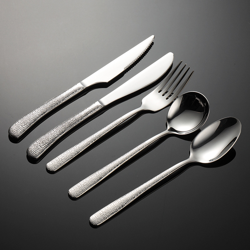 Ensemble DE couverts DE luxe en acier inoxydable 304, Table à manger principale, couteau DE Service, cuillère, cuillère à café, fourchette, ustensiles DE cuisine