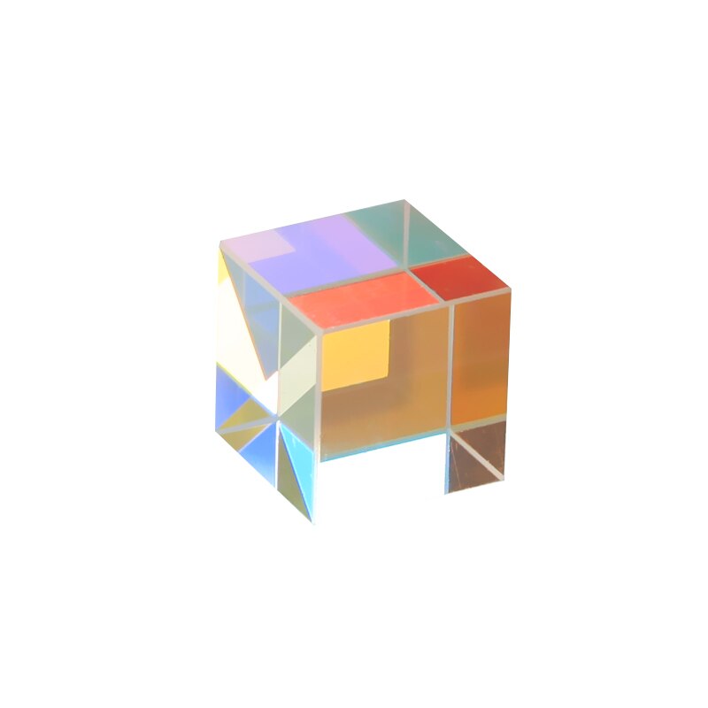 Vitrail Dichroic, Cube à Six faces de lumière vive, prisme diviseur de faisceau, Instrument d&#39;expérimentation optique optique 18mm