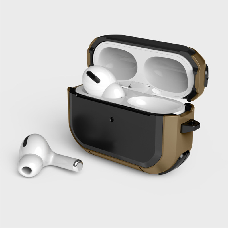 Para AirPods Pro 2a 1.a generación 3 Max AirPod 4 funda de bloqueo seguro con llavero Air Pod de cuerpo completo protección a prueba de golpes